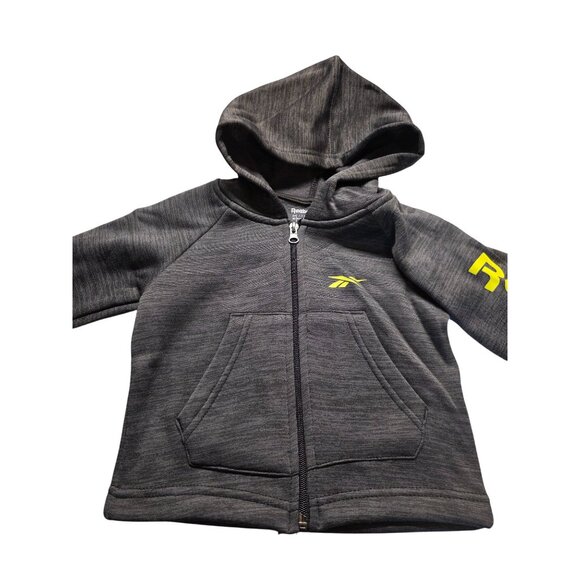 Reebok 2-Piece Hoodie & Jogger Set Black Straided - Picture 4 of 8